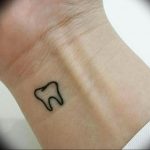 photo tattoo tooth 29.12.2018 №119 - going for a tooth tattoo - tattoovalue.net
