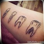photo tattoo tooth 29.12.2018 №132 - going for a tooth tattoo - tattoovalue.net