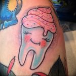 photo tattoo tooth 29.12.2018 №141 - going for a tooth tattoo - tattoovalue.net