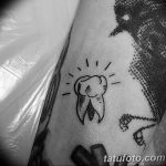 photo tattoo tooth 29.12.2018 №160 - going for a tooth tattoo - tattoovalue.net