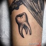 photo tattoo tooth 29.12.2018 №168 - going for a tooth tattoo - tattoovalue.net