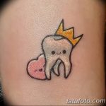 photo tattoo tooth 29.12.2018 №179 - going for a tooth tattoo - tattoovalue.net