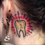 photo tattoo tooth 29.12.2018 №185 - going for a tooth tattoo - tattoovalue.net