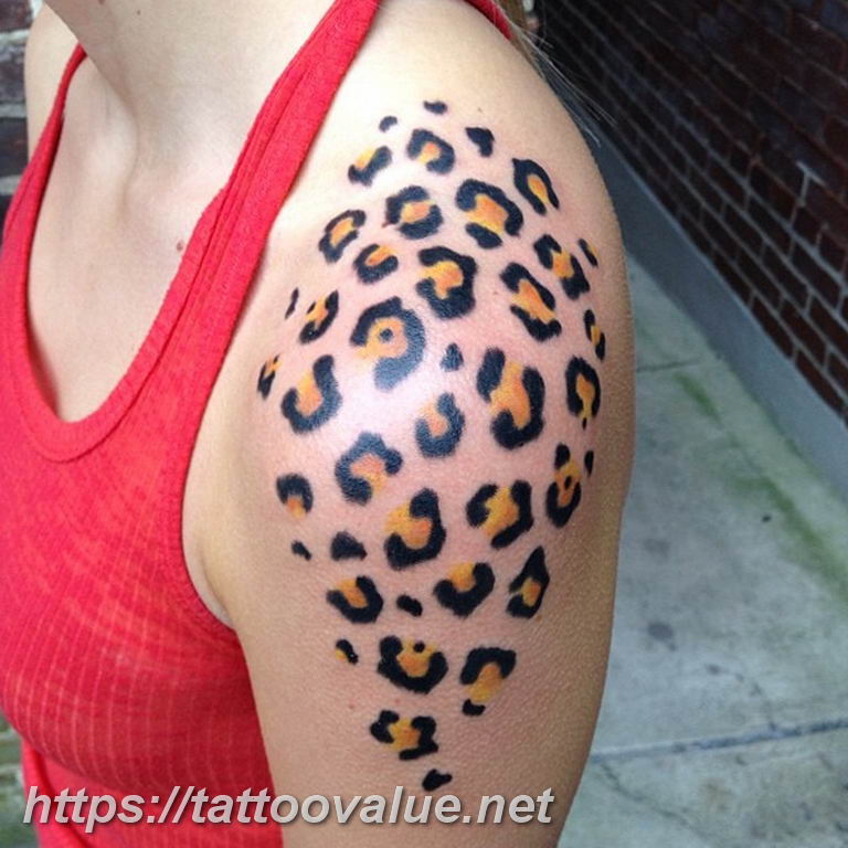 Photo tattoo cheetah  №253 - tattoo cheetah example of drawing -   