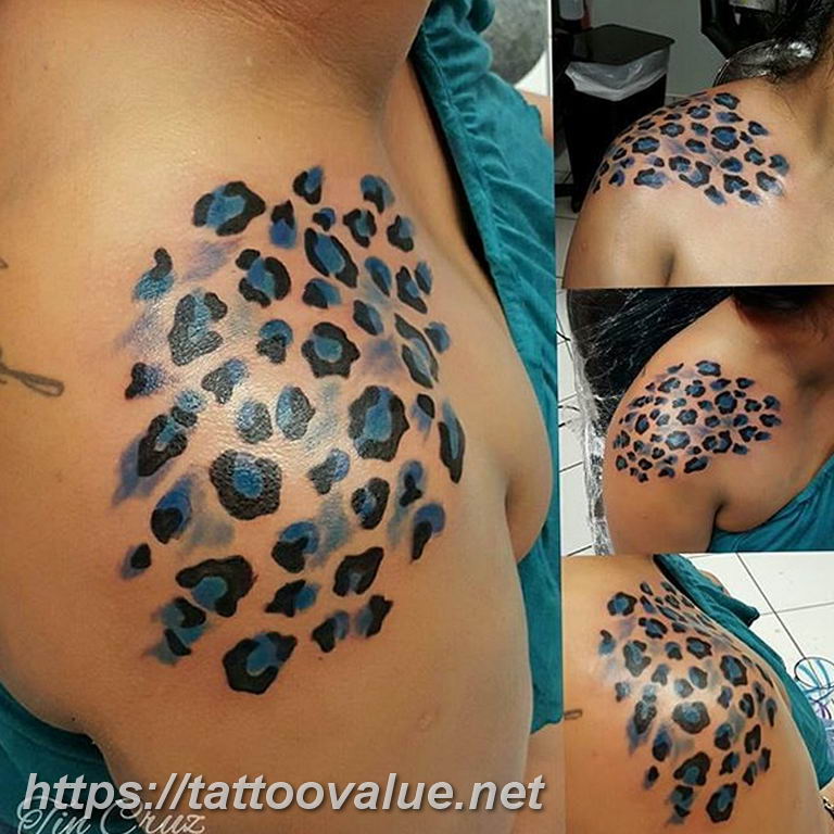 63 Awesome Leopard Print Tattoo For Best Inking On Shoulder