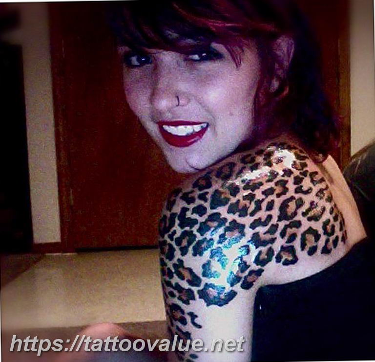 Photo tattoo cheetah  №526 - tattoo cheetah example of drawing -   