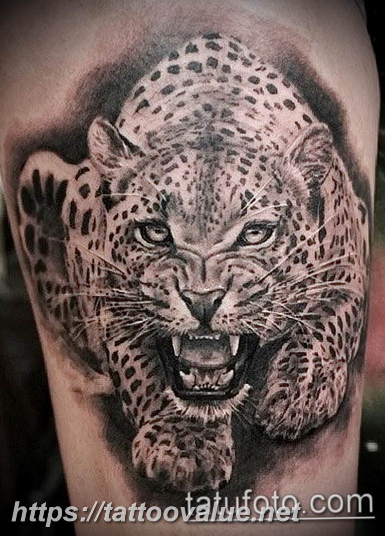 Photo tattoo cheetah 22.01.2019 №029 - tattoo cheetah example of drawing - tattoovalue.net