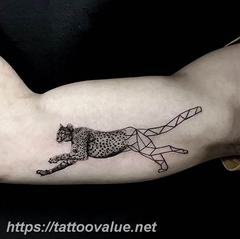 Photo tattoo cheetah 22.01.2019 №032 - tattoo cheetah example of drawing - tattoovalue.net
