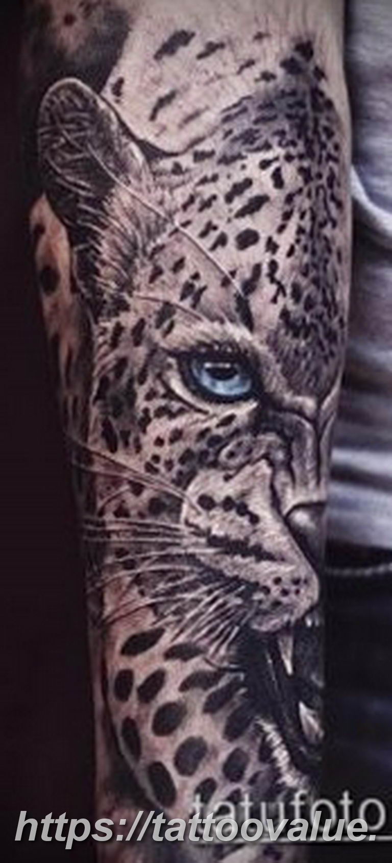 Photo tattoo cheetah 22.01.2019 №035 - tattoo cheetah example of drawing - tattoovalue.net