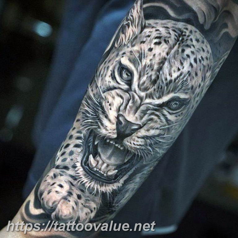Photo tattoo cheetah 22.01.2019 №044 - tattoo cheetah example of drawing - tattoovalue.net