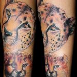 Photo tattoo cheetah 22.01.2019 №054 - tattoo cheetah example of drawing - tattoovalue.net