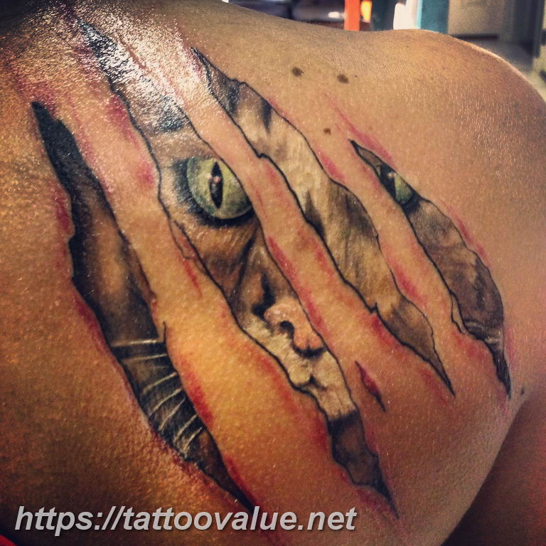 Photo tattoo cheetah 22.01.2019 №072 - tattoo cheetah example of drawing - tattoovalue.net