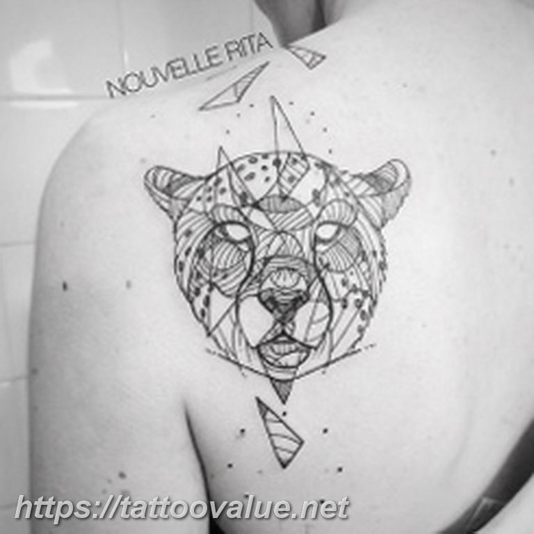 Photo tattoo cheetah 22.01.2019 №076 - tattoo cheetah example of drawing - tattoovalue.net