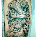 Photo tattoo cheetah 22.01.2019 №077 - tattoo cheetah example of drawing - tattoovalue.net