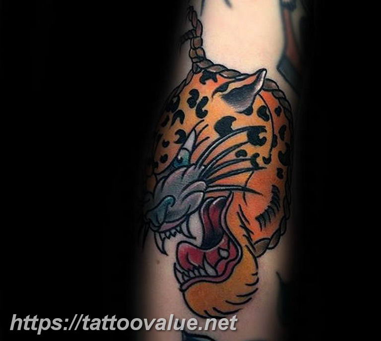 Photo tattoo cheetah 22.01.2019 №078 - tattoo cheetah example of drawing - tattoovalue.net
