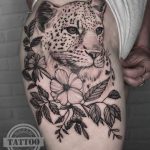 Photo tattoo cheetah 22.01.2019 №084 - tattoo cheetah example of drawing - tattoovalue.net