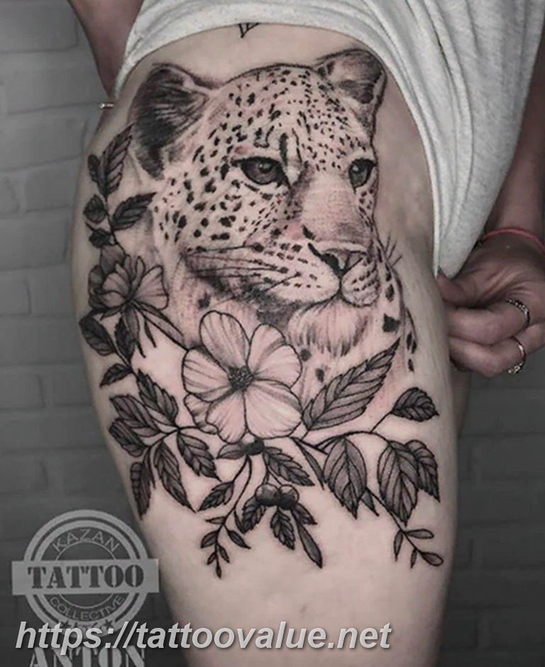 Photo tattoo cheetah 22.01.2019 №084 - tattoo cheetah example of drawing - tattoovalue.net
