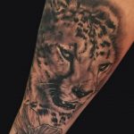 Photo tattoo cheetah 22.01.2019 №088 - tattoo cheetah example of drawing - tattoovalue.net