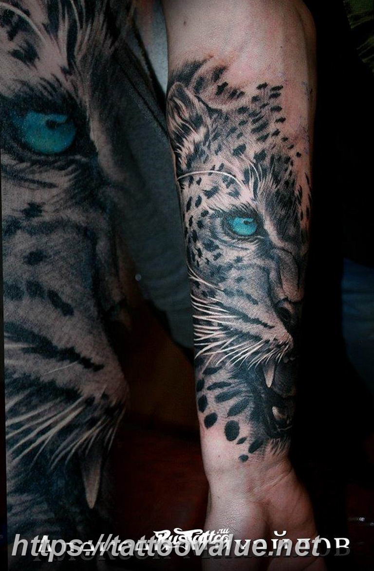 Photo tattoo cheetah 22.01.2019 №110 - tattoo cheetah example of drawing - tattoovalue.net