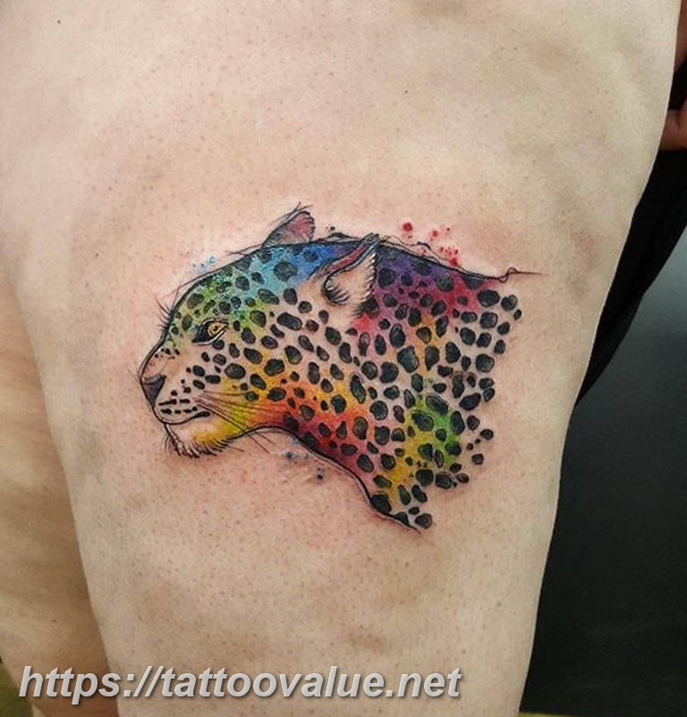 Photo tattoo cheetah 22.01.2019 №144 - tattoo cheetah example of drawing - tattoovalue.net