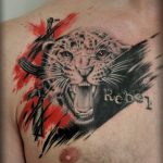 Photo tattoo cheetah 22.01.2019 №150 - tattoo cheetah example of drawing - tattoovalue.net