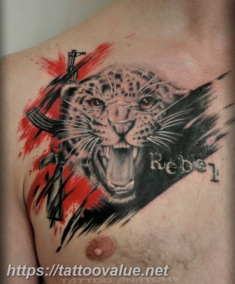 Photo tattoo cheetah 22.01.2019 №150 - tattoo cheetah example of drawing - tattoovalue.net
