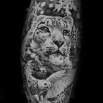 Photo tattoo cheetah 22.01.2019 №157 - tattoo cheetah example of drawing - tattoovalue.net