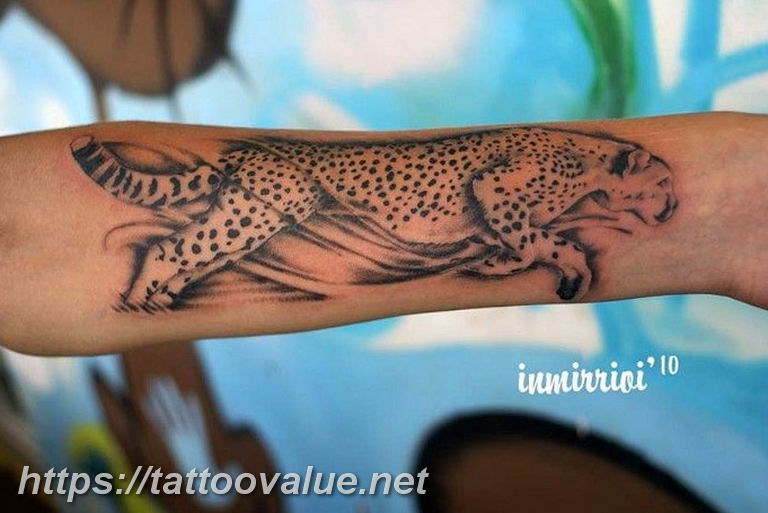 Photo tattoo cheetah 22.01.2019 №194 - tattoo cheetah example of drawing - tattoovalue.net