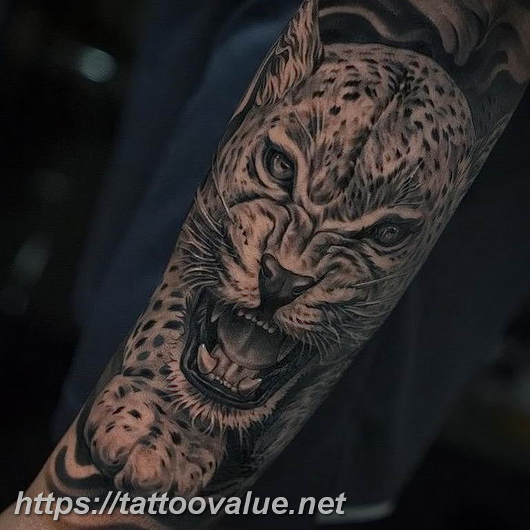 Photo tattoo cheetah 22.01.2019 №204 - tattoo cheetah example of drawing - tattoovalue.net