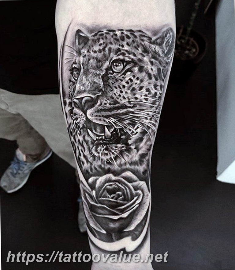 Photo tattoo cheetah 22.01.2019 №209 - tattoo cheetah example of drawing - tattoovalue.net