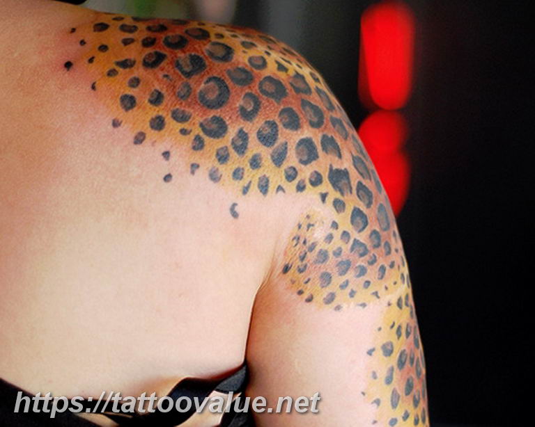 Photo tattoo cheetah 22.01.2019 №238 - tattoo cheetah example of drawing - tattoovalue.net