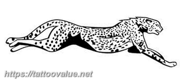 Photo tattoo cheetah 22.01.2019 №249 - tattoo cheetah example of drawing - tattoovalue.net