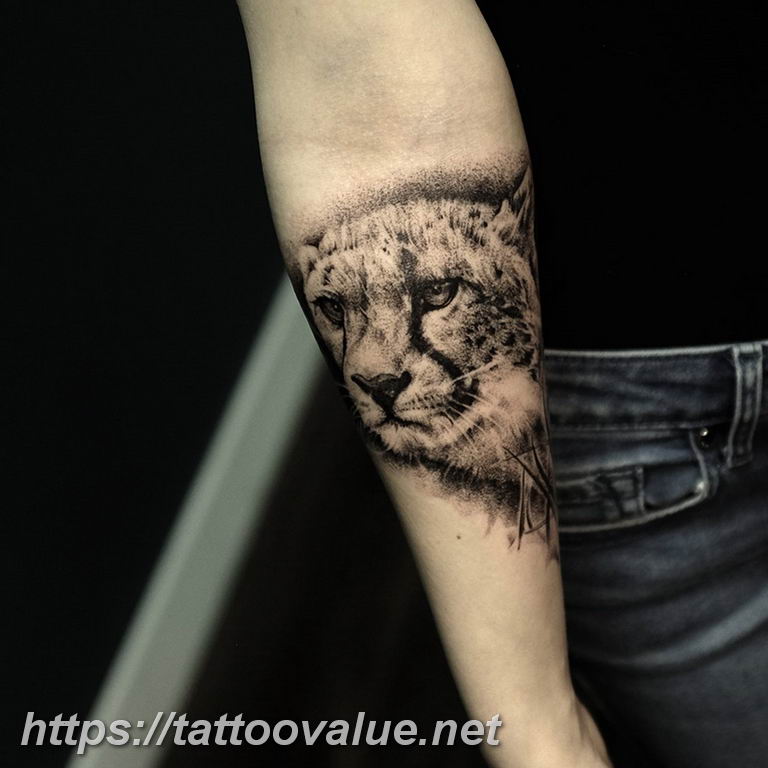Photo tattoo cheetah 22.01.2019 №268 - tattoo cheetah example of drawing - tattoovalue.net