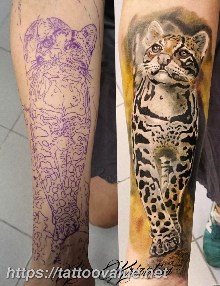 Photo tattoo cheetah 22.01.2019 №269 - tattoo cheetah example of drawing - tattoovalue.net