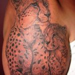 Photo tattoo cheetah 22.01.2019 №294 - tattoo cheetah example of drawing - tattoovalue.net