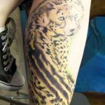 Photo tattoo cheetah 22.01.2019 №298 - tattoo cheetah example of drawing - tattoovalue.net