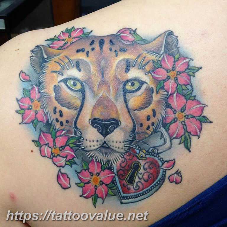 Photo tattoo cheetah 22.01.2019 №356 - tattoo cheetah example of drawing - tattoovalue.net