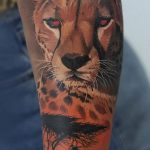 Photo tattoo cheetah 22.01.2019 №377 - tattoo cheetah example of drawing - tattoovalue.net