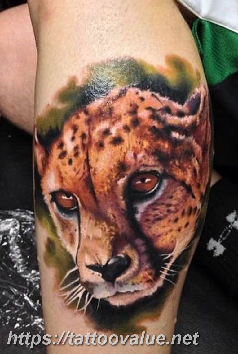 Photo tattoo cheetah 22.01.2019 №380 - tattoo cheetah example of drawing - tattoovalue.net