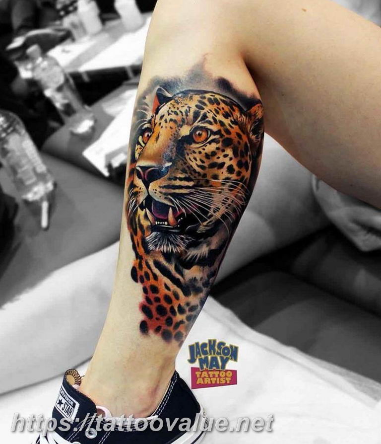 Photo tattoo cheetah 22.01.2019 №397 - tattoo cheetah example of drawing - tattoovalue.net