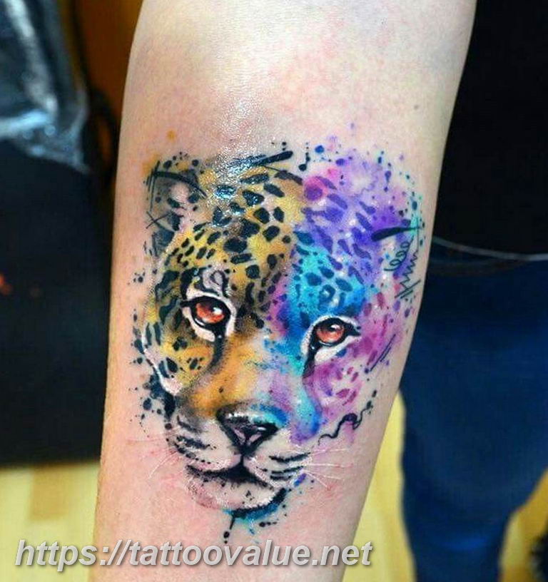 Photo tattoo cheetah 22.01.2019 №446 - tattoo cheetah example of drawing - tattoovalue.net