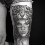 Photo tattoo cheetah 22.01.2019 №490 - tattoo cheetah example of drawing - tattoovalue.net