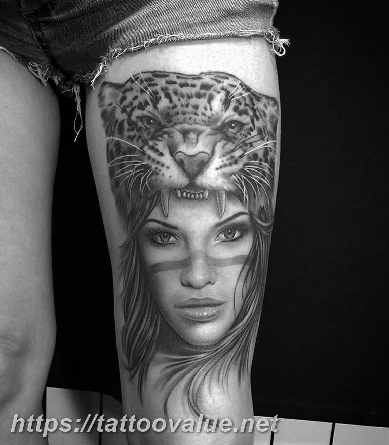 Photo tattoo cheetah 22.01.2019 №490 - tattoo cheetah example of drawing - tattoovalue.net