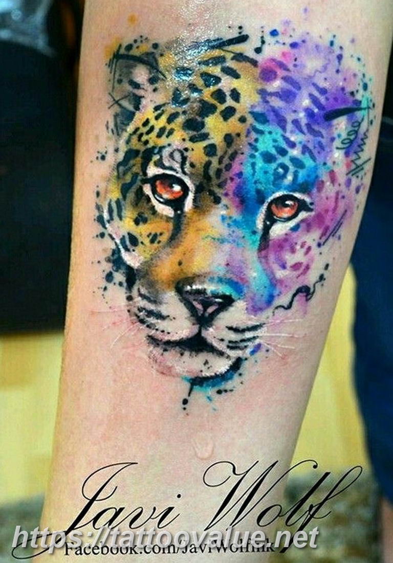 Photo tattoo cheetah 22.01.2019 №496 - tattoo cheetah example of drawing - tattoovalue.net