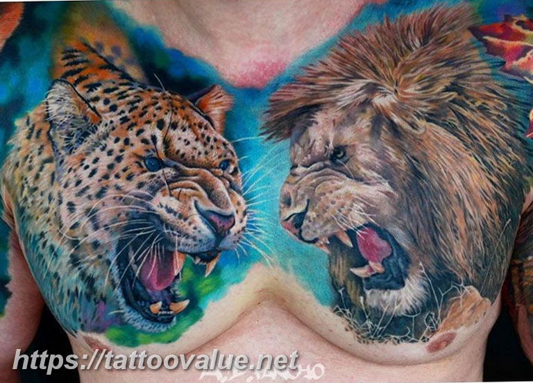 Photo tattoo cheetah 22.01.2019 №520 - tattoo cheetah example of drawing - tattoovalue.net