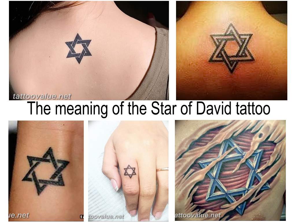The meaning of the Star of David tattoo - picture info and photo examples