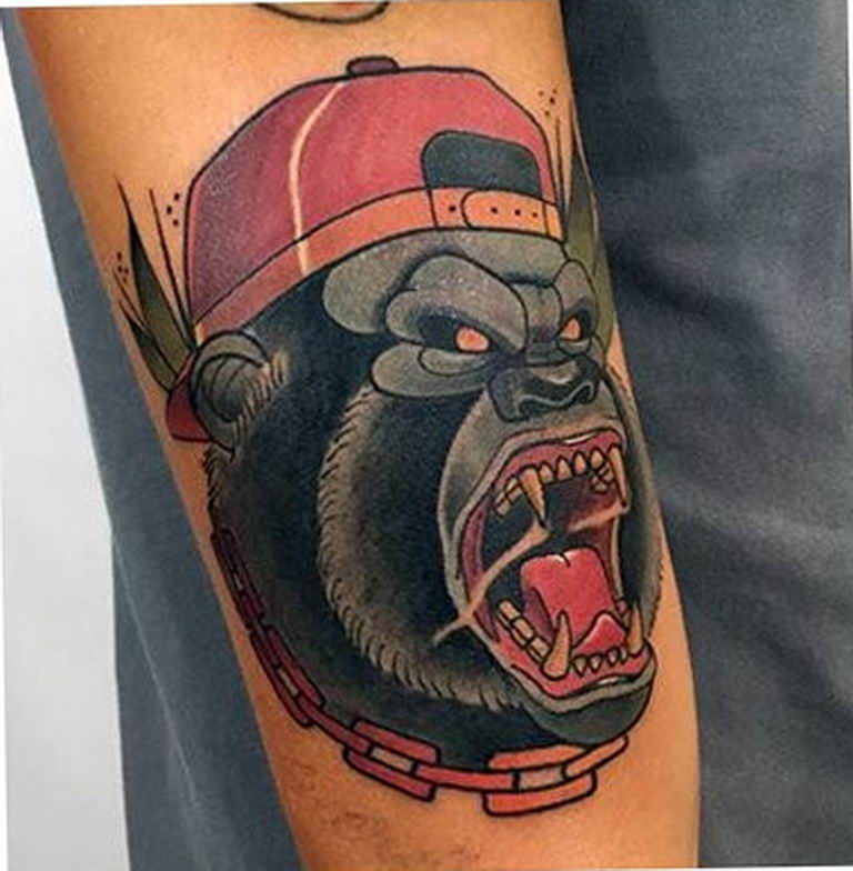 190 Magnificent Gorilla Tattoo Designs With Meanings 2023   TattoosBoyGirl