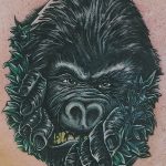photo example of a gorilla tattoo 28.01.2019 №224 - drawing tattoo gorilla - tattoovalue.net