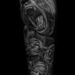 photo example of a gorilla tattoo 28.01.2019 №011 - drawing tattoo gorilla - tattoovalue.net