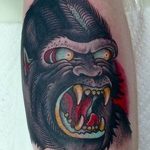 photo example of a gorilla tattoo 28.01.2019 №107 - drawing tattoo gorilla - tattoovalue.net